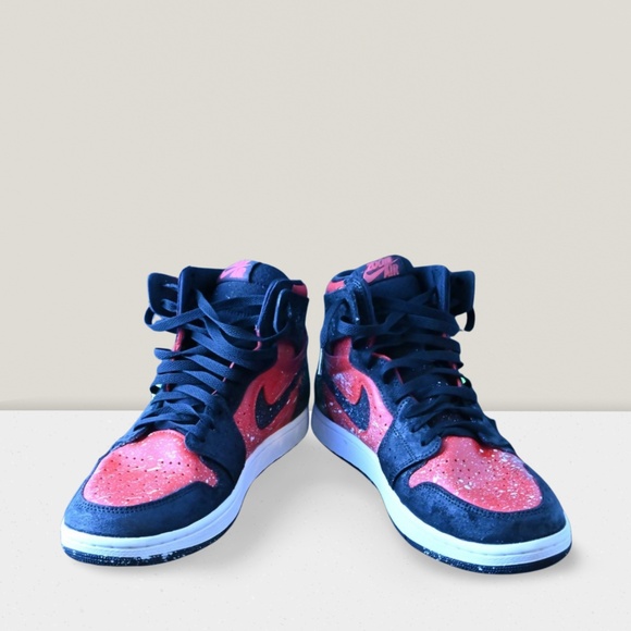 Hand-Painted Nike Airfare Sneakers – One-of-a-Kind Custom Design - Picture 2 of 4